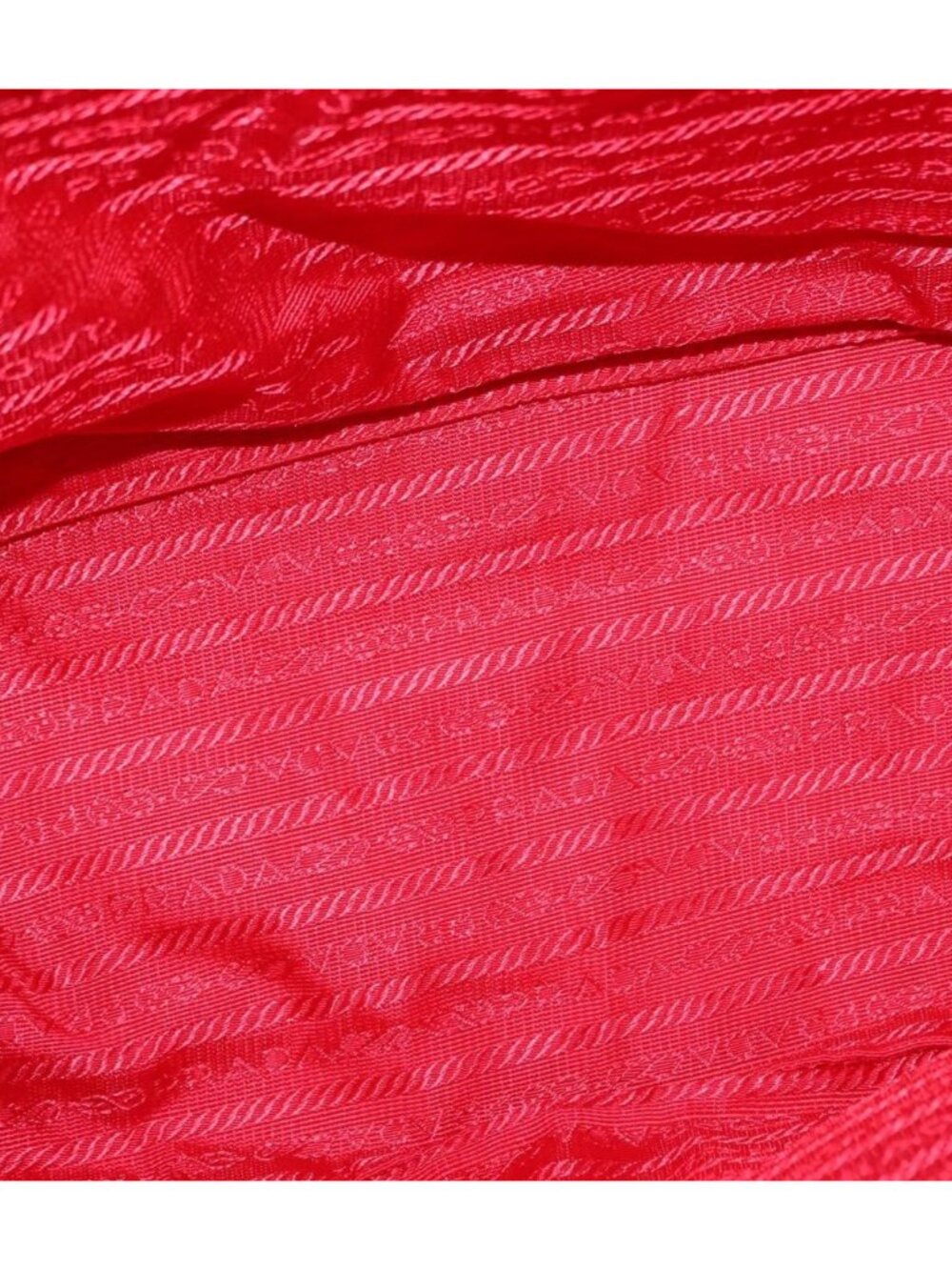 PRADA Backpack Nylon Red Silver - Picture 16 of 16